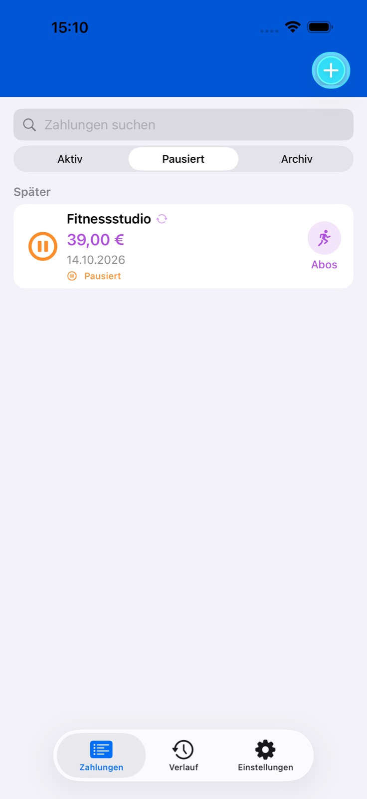 BillsOn-App-Ansicht