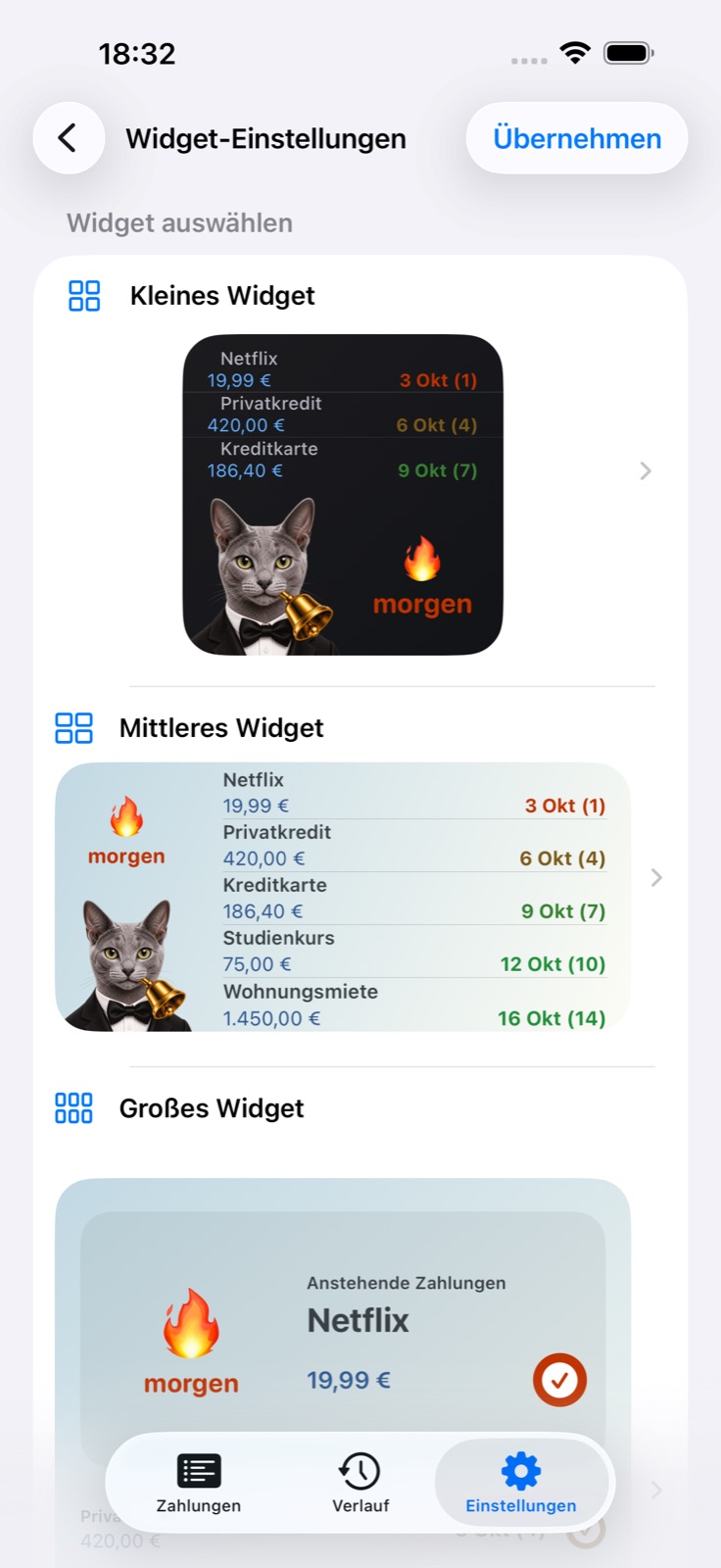 Widgets
