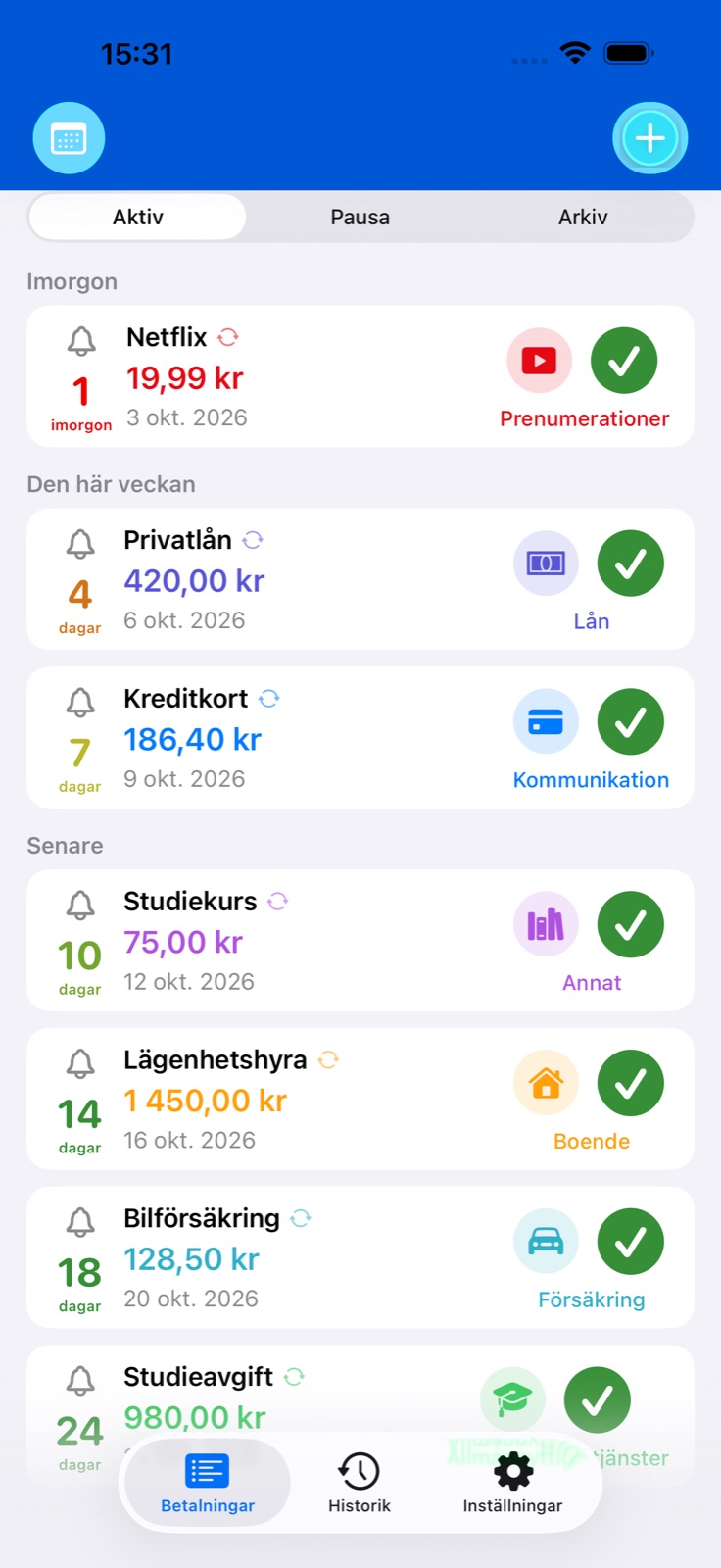 Räkningspåminnelse BillsOn
